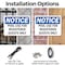 Signmission Pool Use For Registered Guests Only OSHA Notice Sign, Aluminum, 14in W x 10in L, 2PK OS-2PACK-NS-A-1014-L-17703 - alternate 4